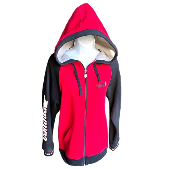 IT’S FUN TO BE CANADIAN Hoodie, Red & Black / Size S - Picture 4 of 15